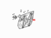 Front Right Power Window Regulator 2057209211 Compatible with MERCEDES-BENZ C-CLASS (W205)
